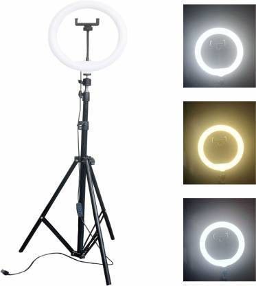 Sifaarish 10" inch LED Ring Light with 7 Ft Tripod Stand Combo and Phone Holder Flash-picture-19