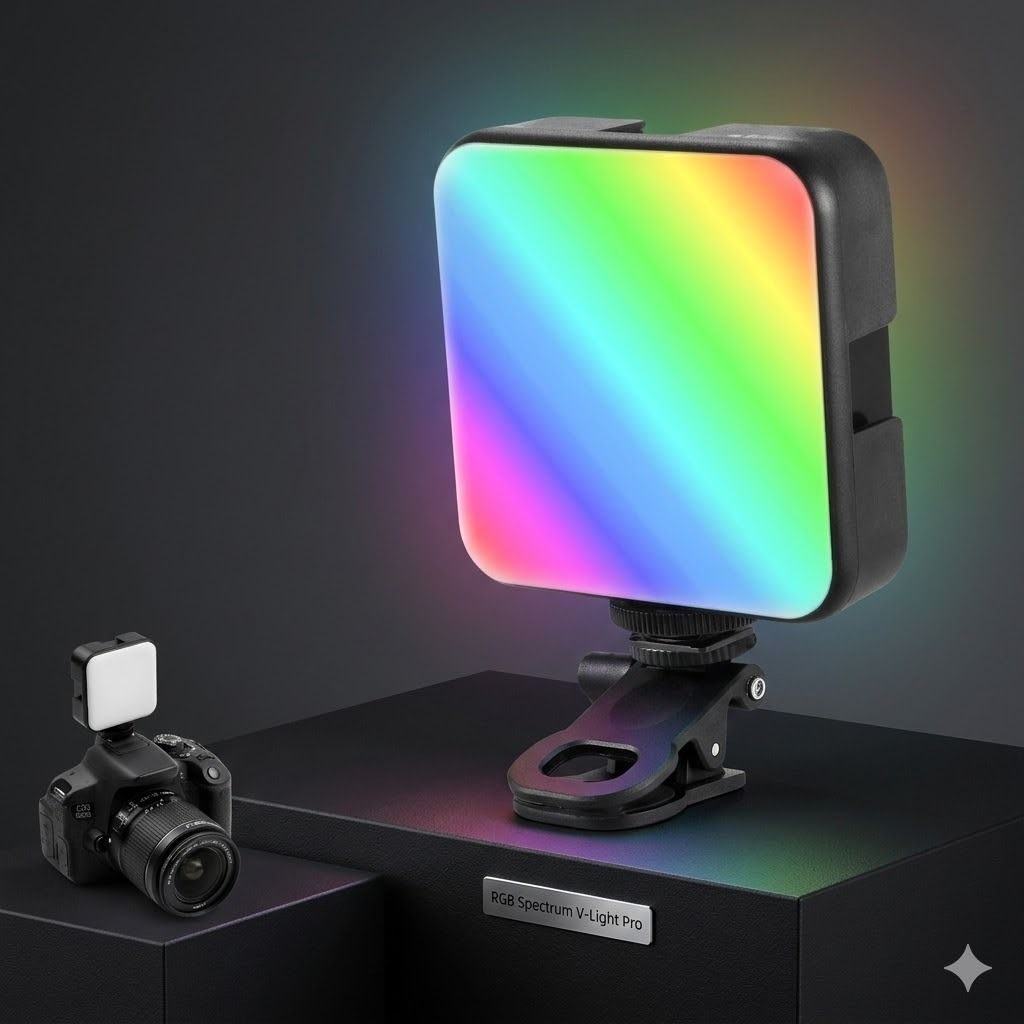 BAGATELLE New Selfie Light, LED Rechargeable Selfie Light, 9 Lights & Infinite Modes Flash-image-27
