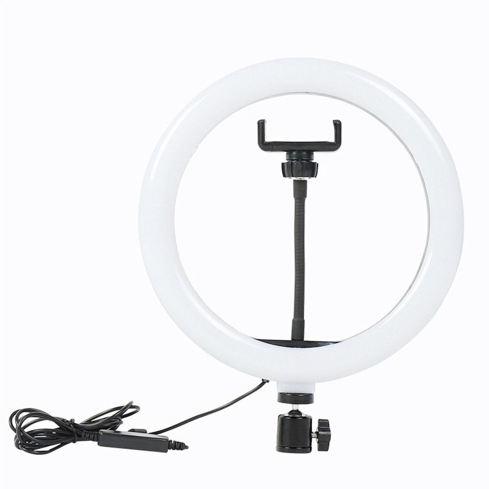 BITWEAVE 10-Inch LED Ring Fill Light with Phone Holder and Adjustable Color Temperature Ring Flash