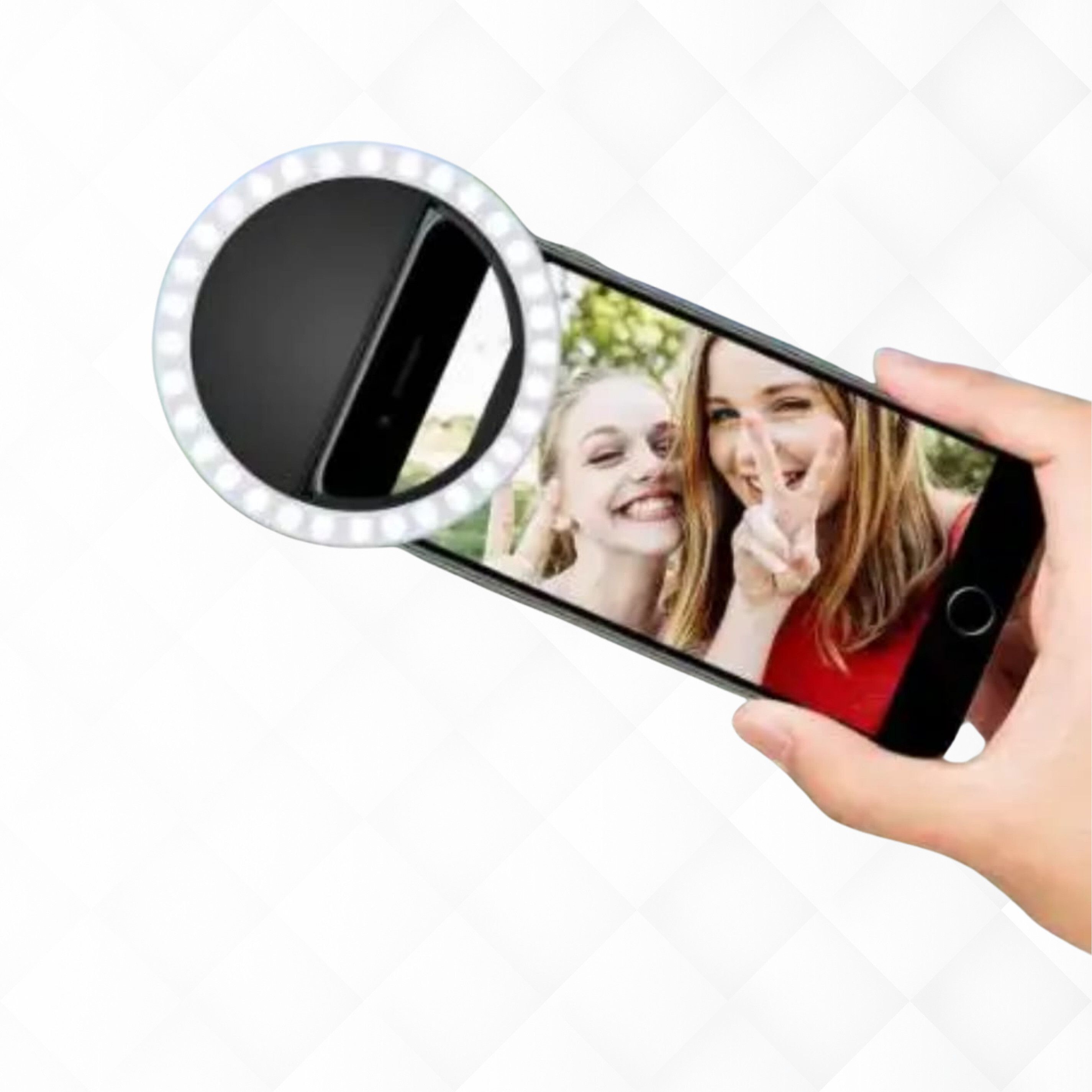 RIOAN Smartphone Camera Ring Light – Rechargeable Design Ring Flash-picture-40