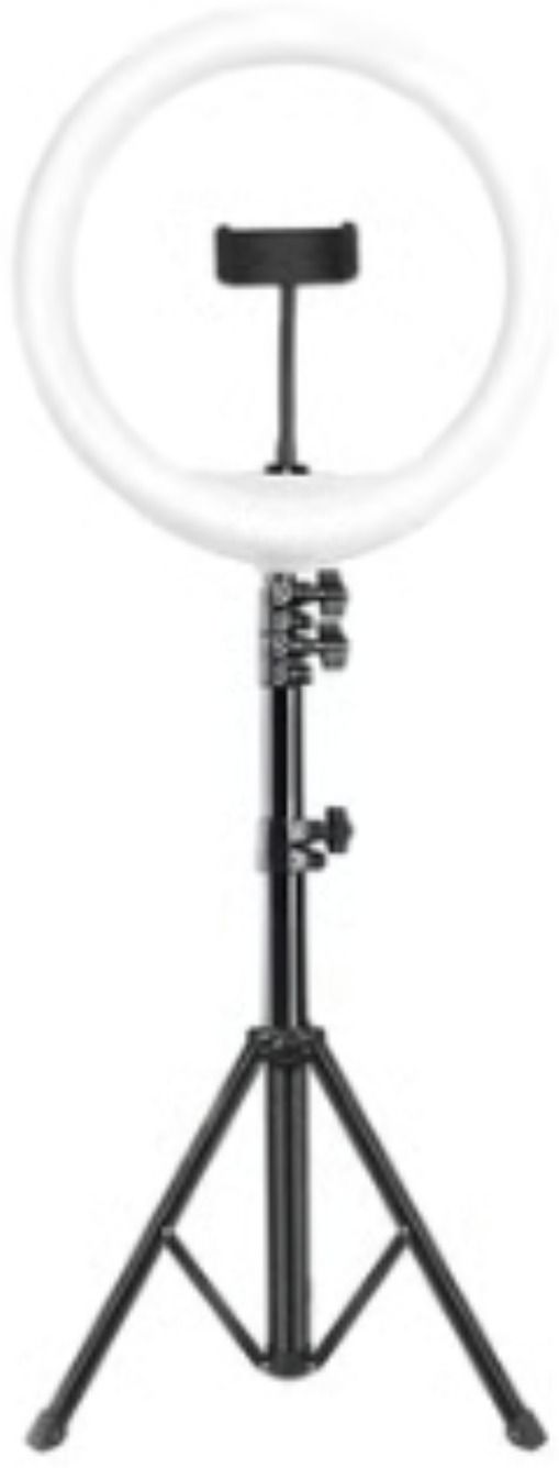 DRUMSTONE LED Ring Light with 5Ft Adjustable Tripod Stand Ring Flash-image-37