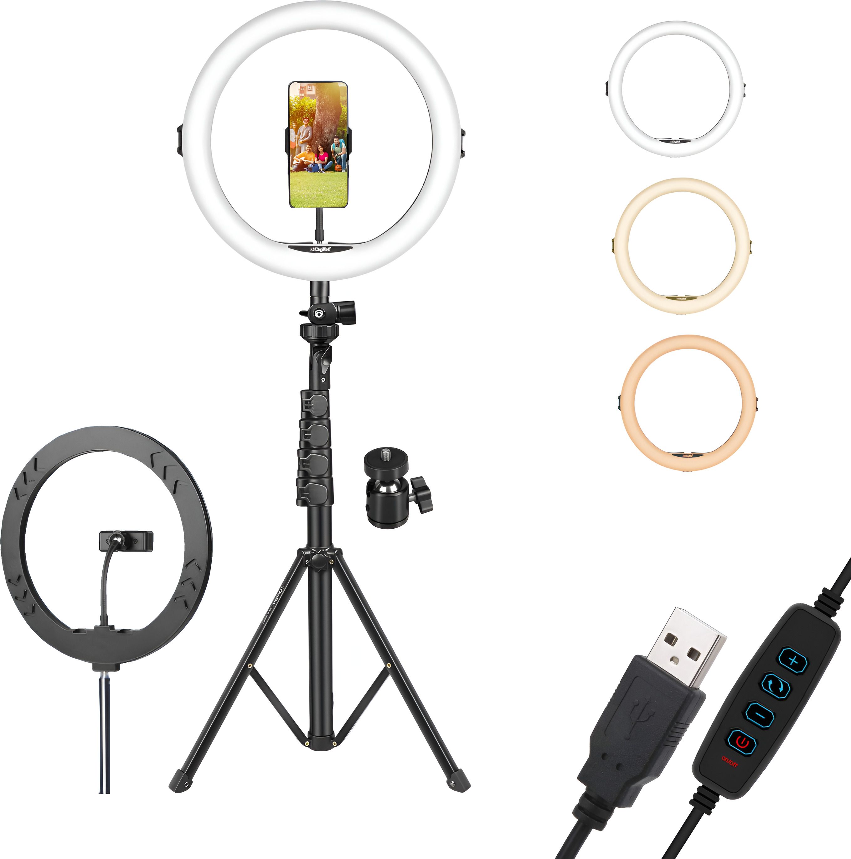 DIGITEK (DRL-14C) Professional (31cm) Ring Flash-image-1