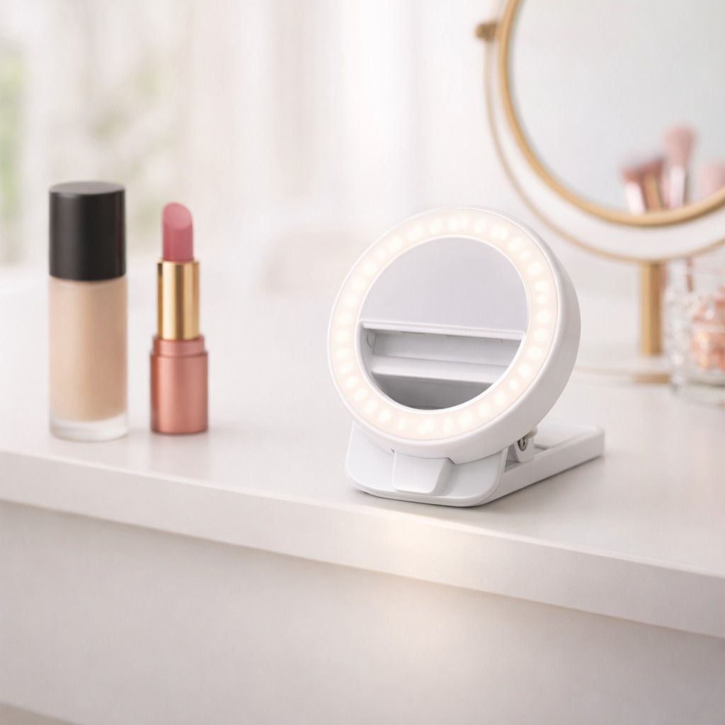 ZIRAK Rechargeable Clip-On Selfie Ring Light with 3 Modes for Mobile & Laptop Ring Flash-image-17