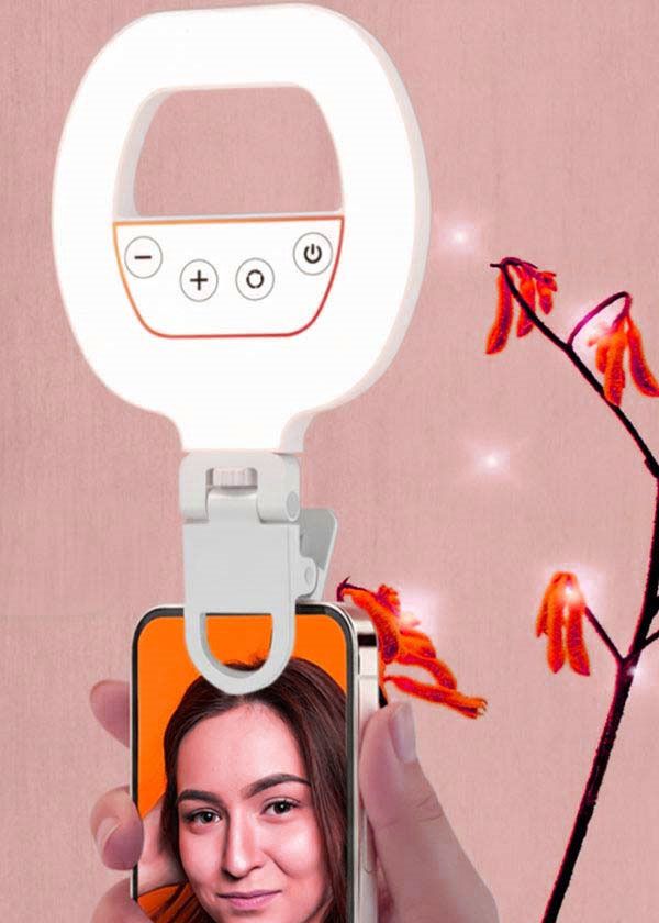 BUFONA LED Photography Selfie Light with Clamp/Holder Live Streaming Video Light Ring Flash-image-43