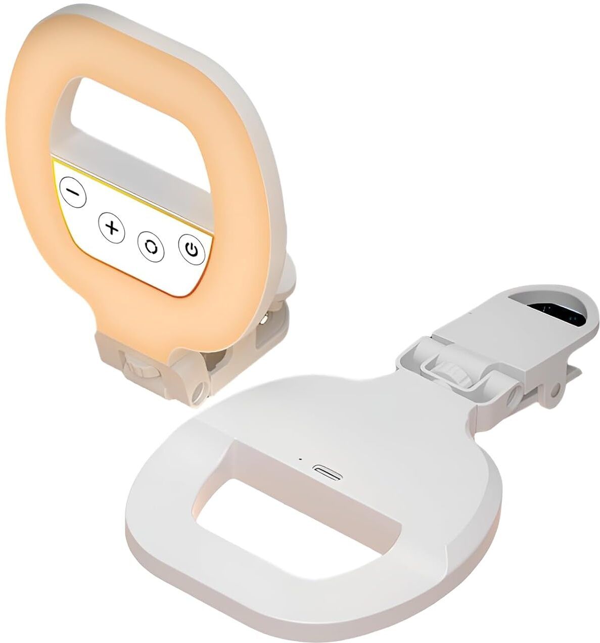 FITRIC CLAMP MINI FILL LIGHT FOR SELFIE W60 portable premium mini fill light W60 Rotating Flash Bracket-image-23