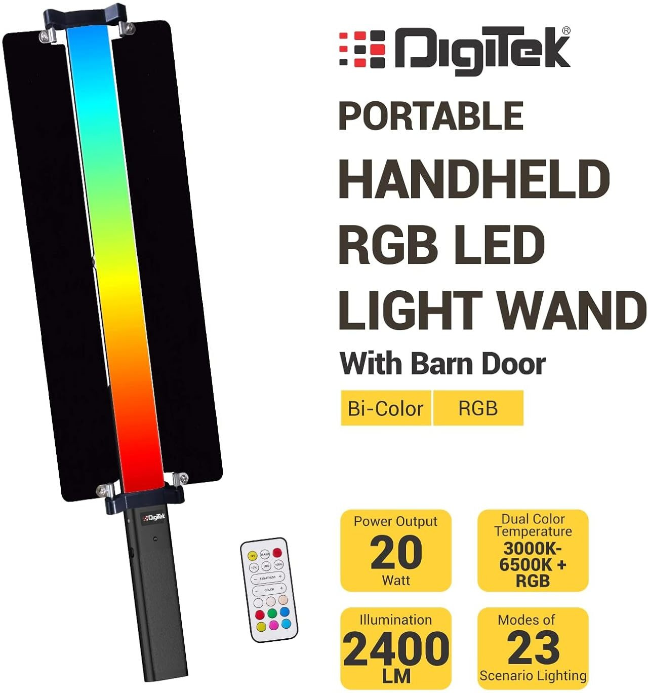 DIGITEK DSL-20WB RBG Pro Combo Twin Flash image 1