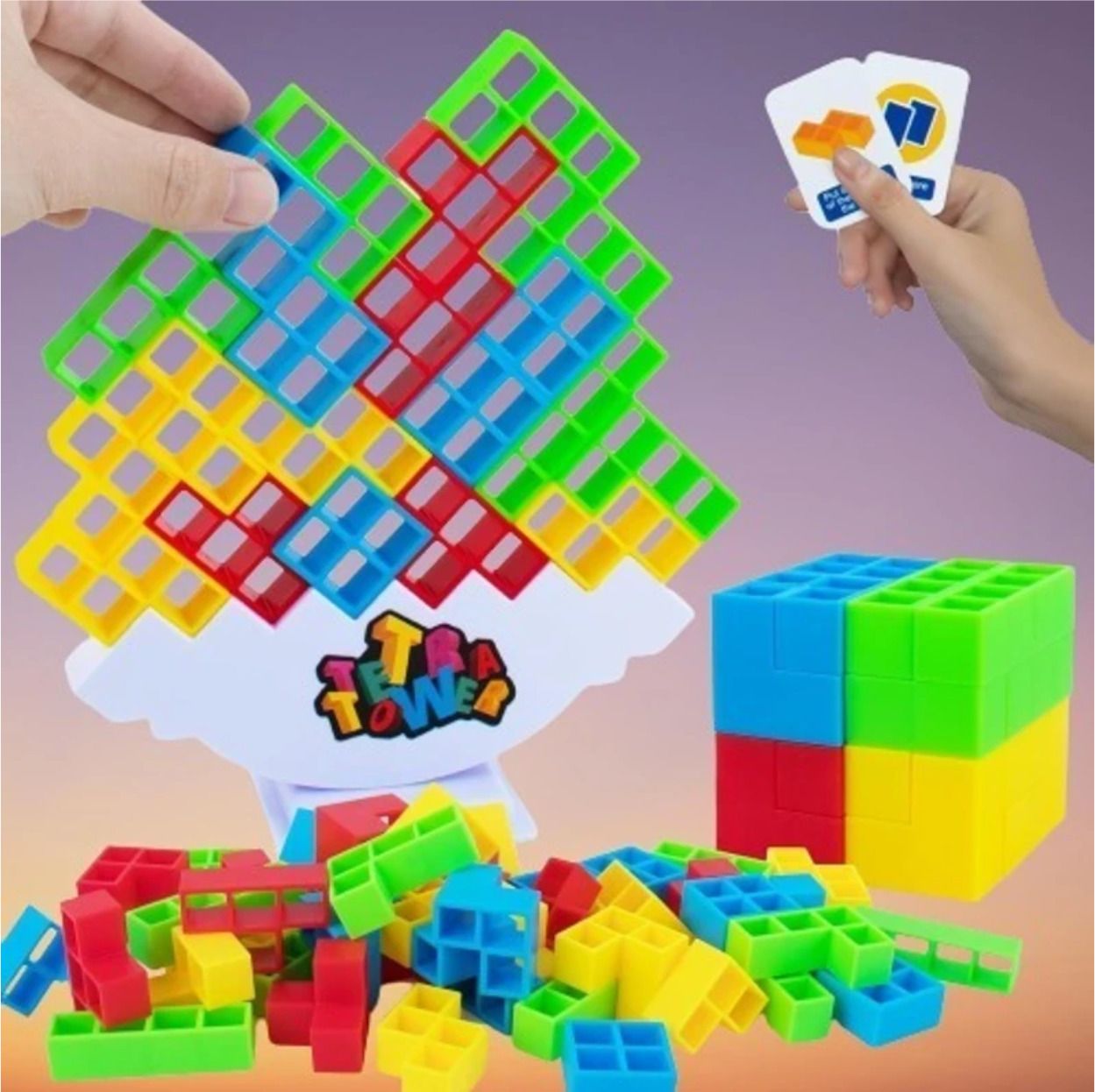 shyam Tetra Tower Game 32 Pcs (4 Different Shapes Dart Flight-picture-6