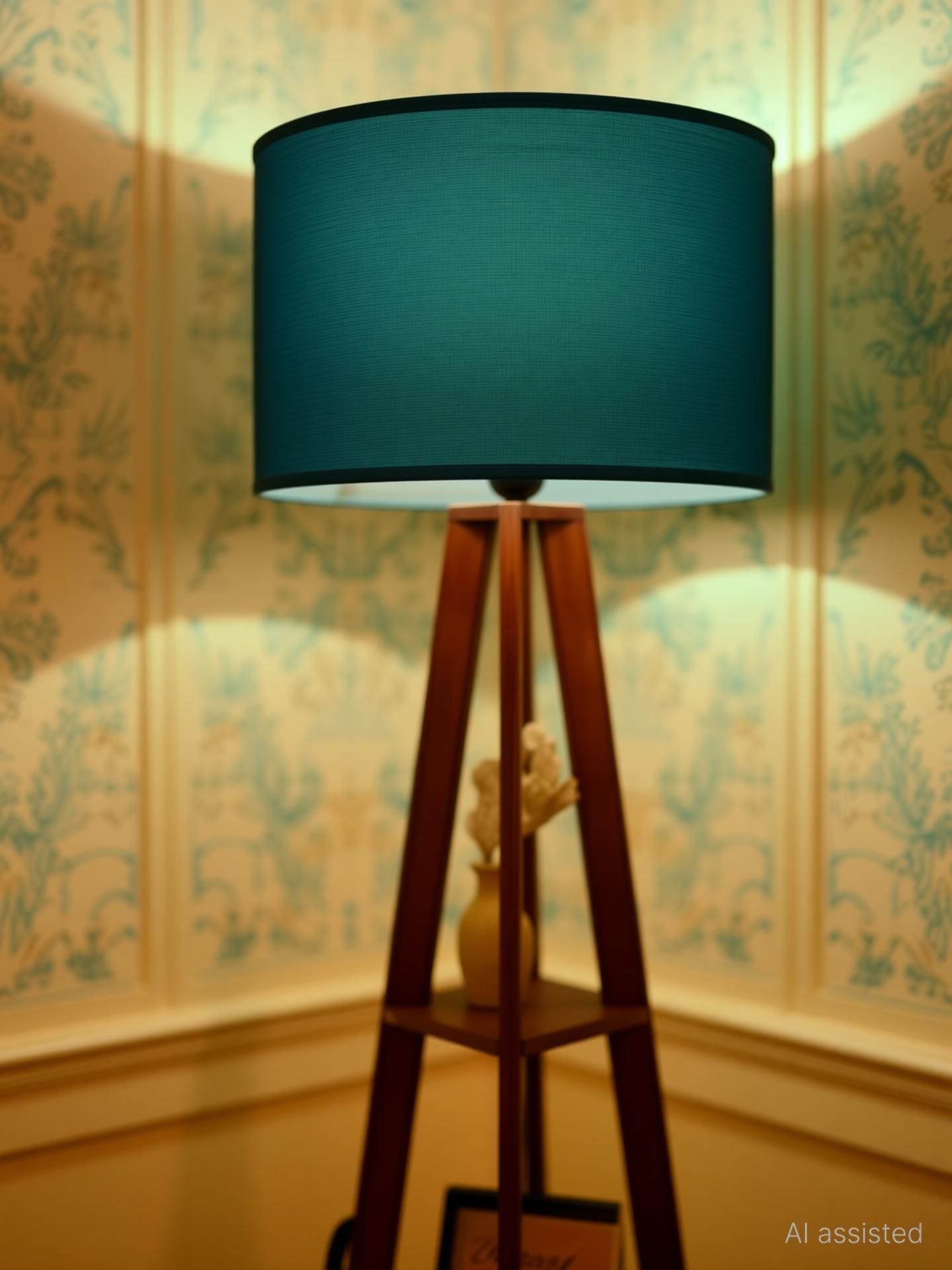 rustic rush Table Floor Lamp-picture-11