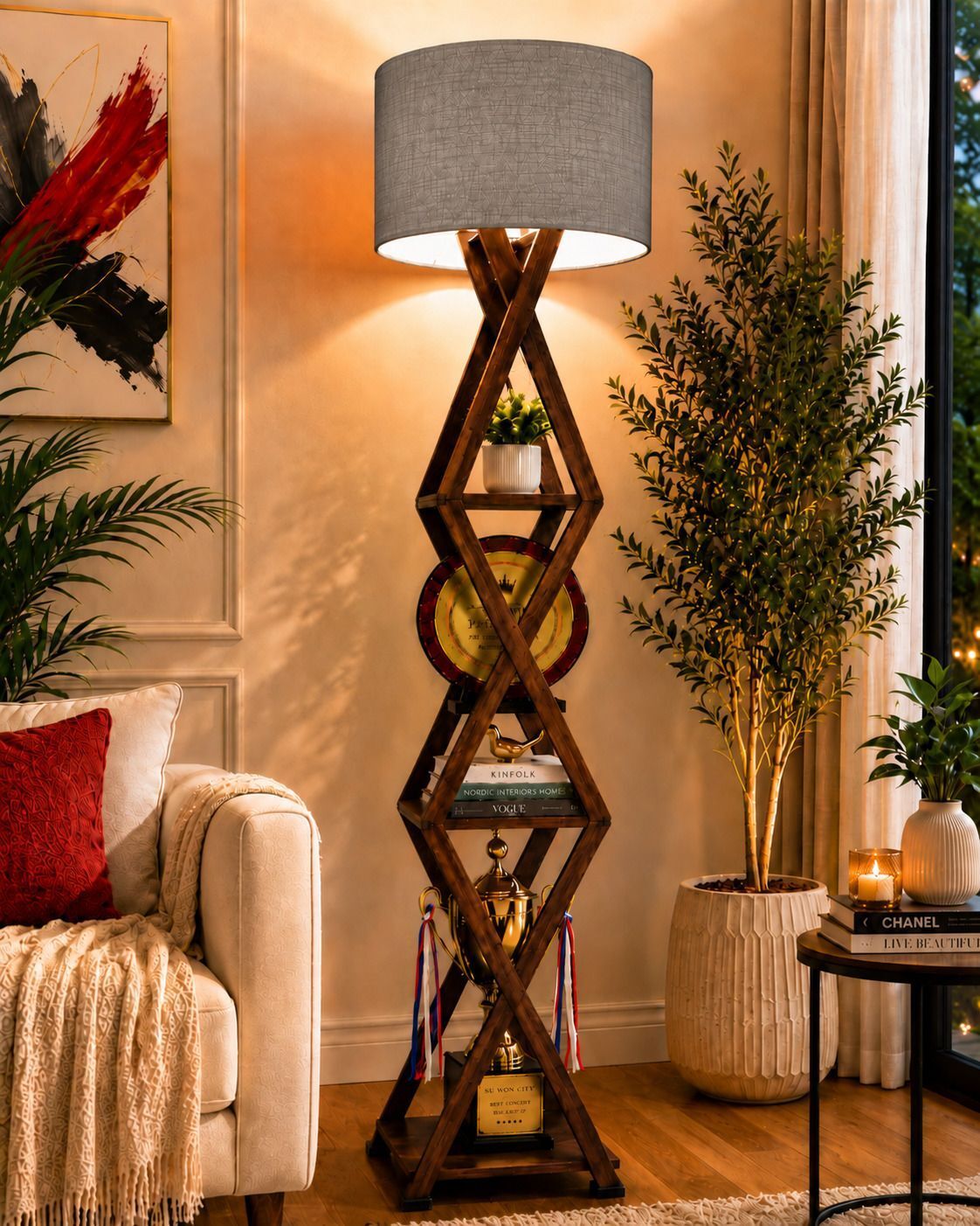 sm nyon gits Column Floor Lamp-picture-12