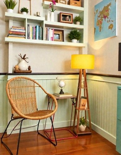 rustic rush Column Floor Lamp-picture-22