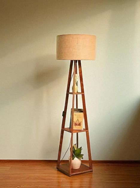 rustic rush Column Floor Lamp-picture-18