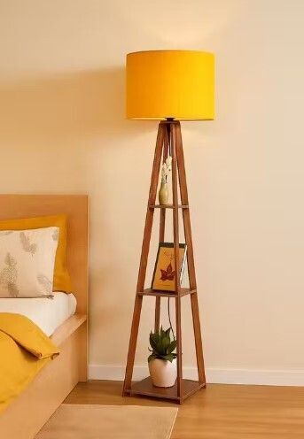 rustic rush Column Floor Lamp-picture-32