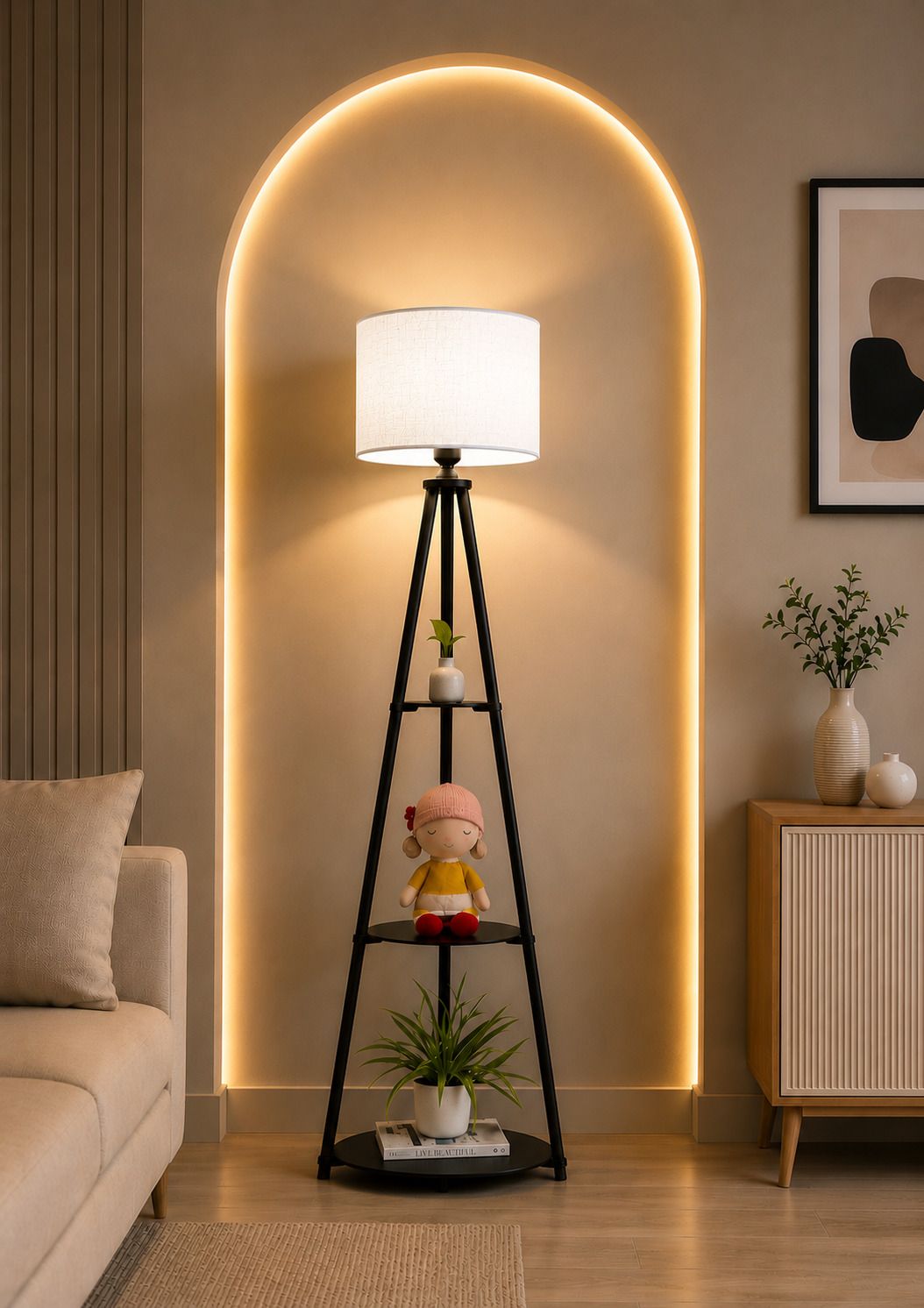 sm nyon gits Tripod Floor lamp-picture-13