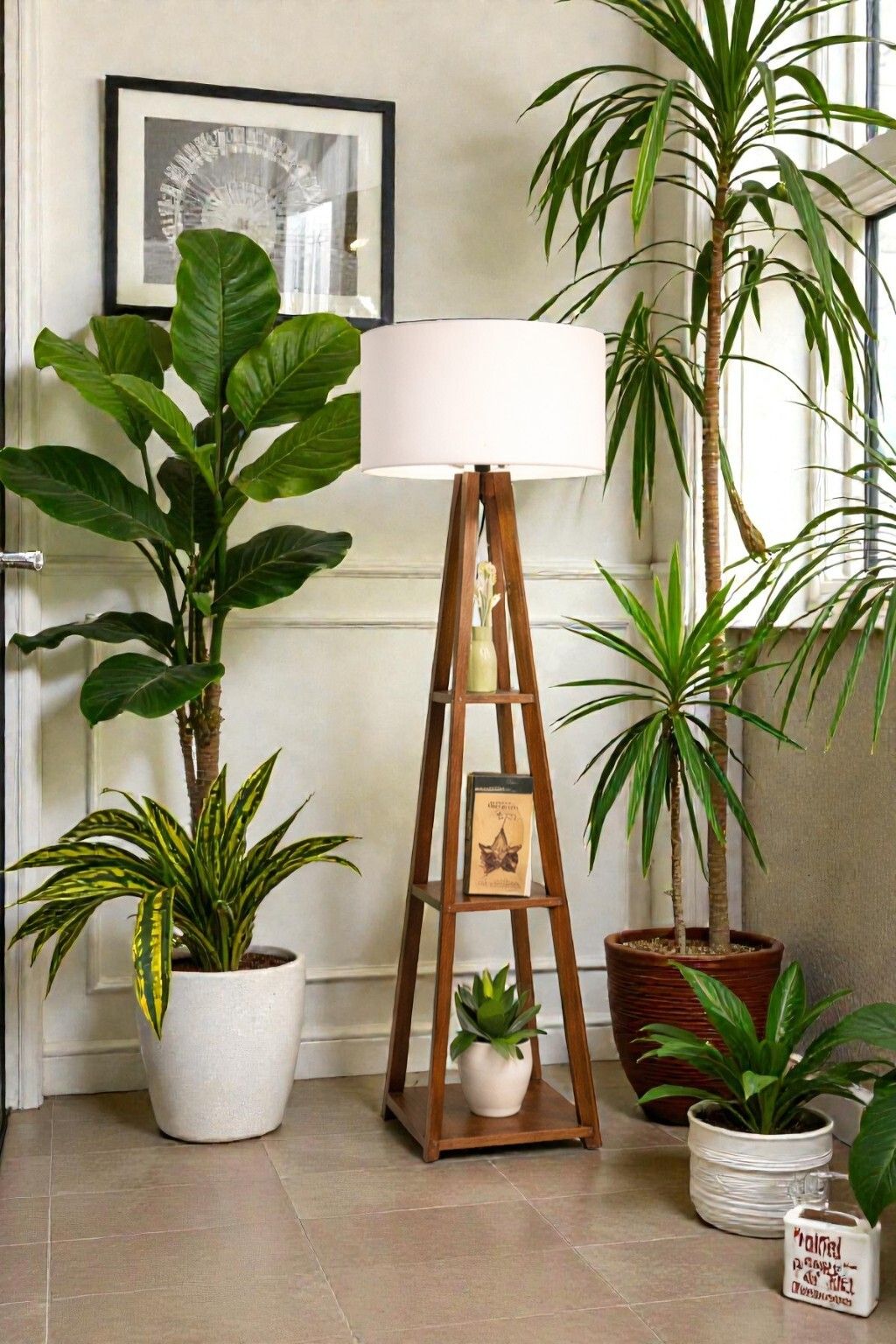 rustic rush Table Floor Lamp-picture-24