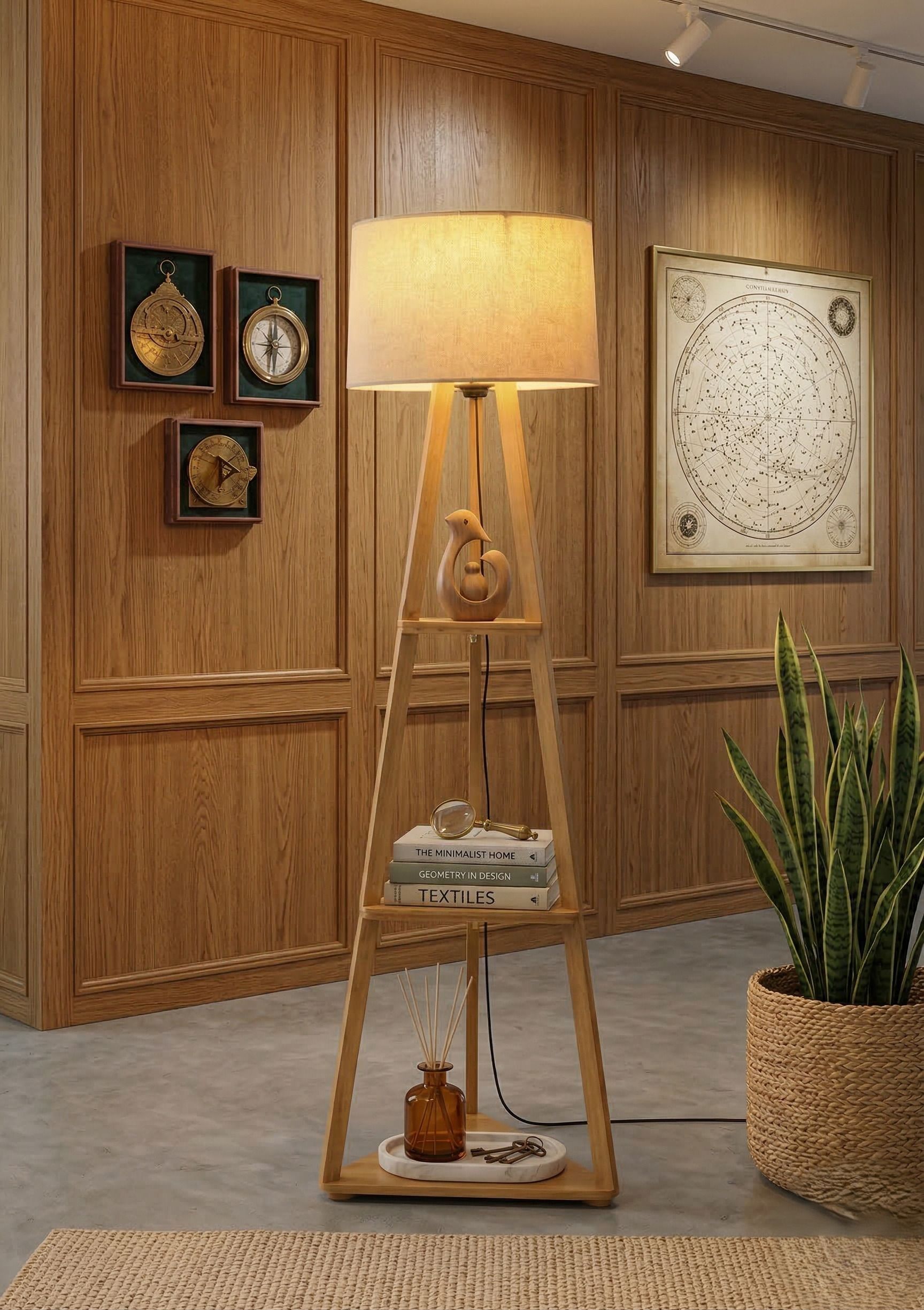 rustic rush Club Floor Lamp-picture-24