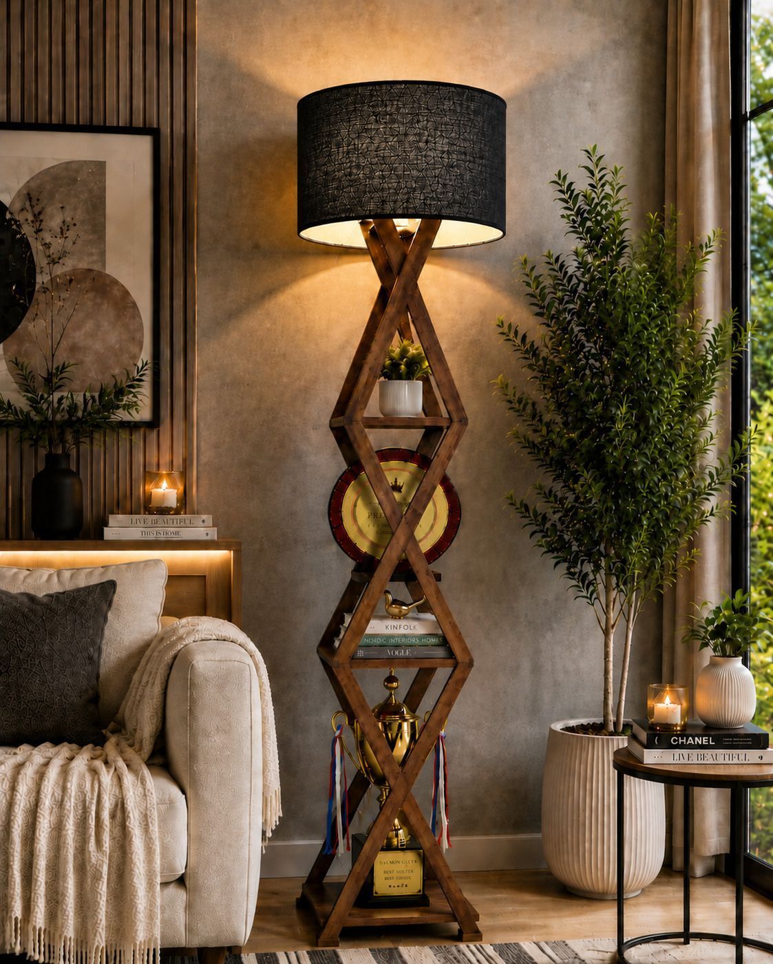 alnoorantique Column Floor Lamp-picture-18