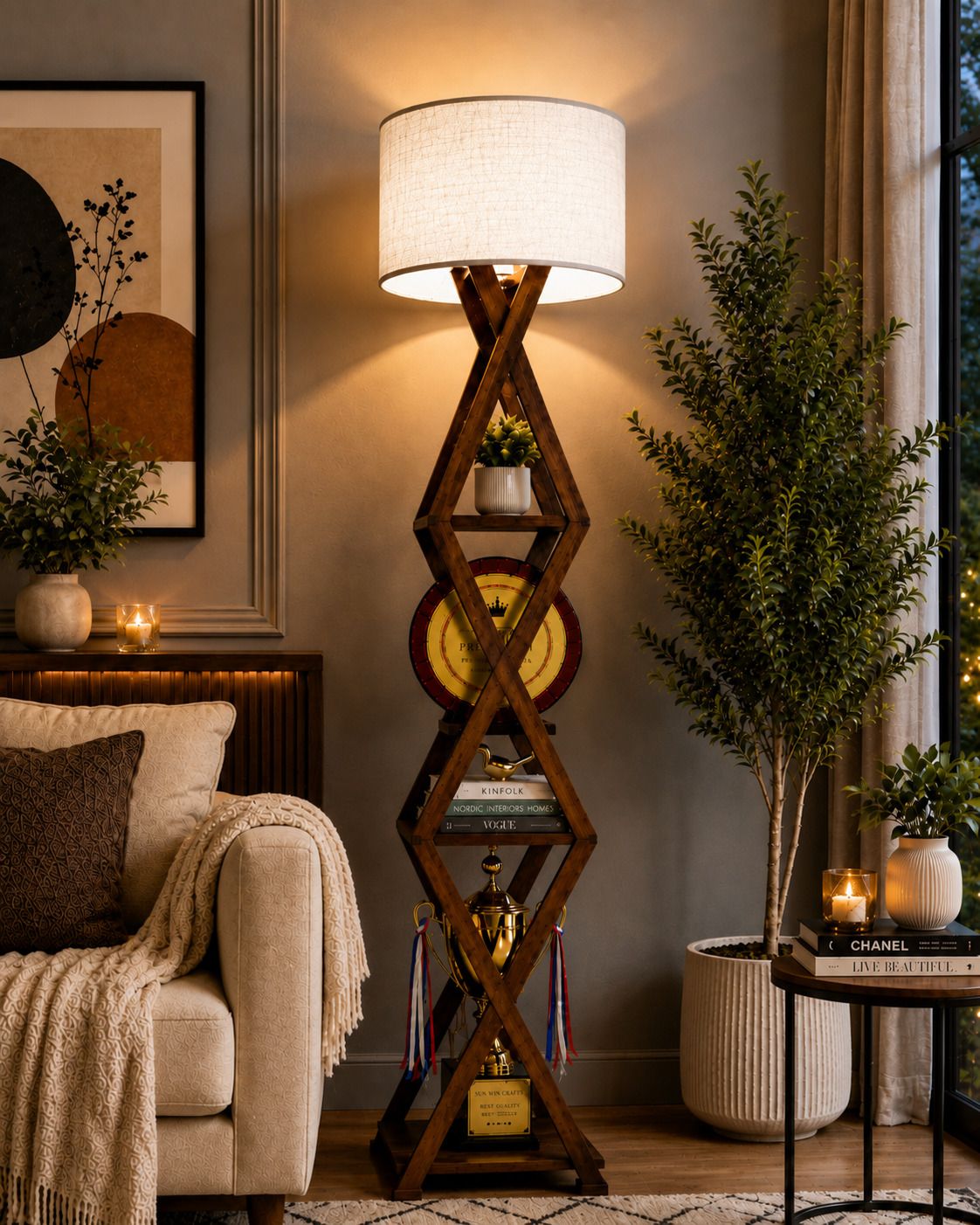 sm nyon gits Column Floor Lamp-picture-33