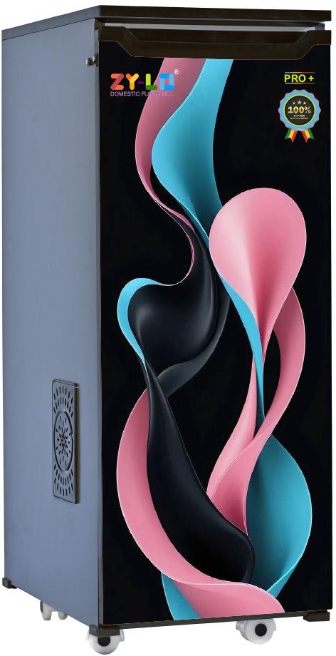 Ripple Printed High Glossy Door flourmill machine Fully Auto Standard Quality atta chakki Gharghanti 1HP/2800RPM Flourmill-image-19
