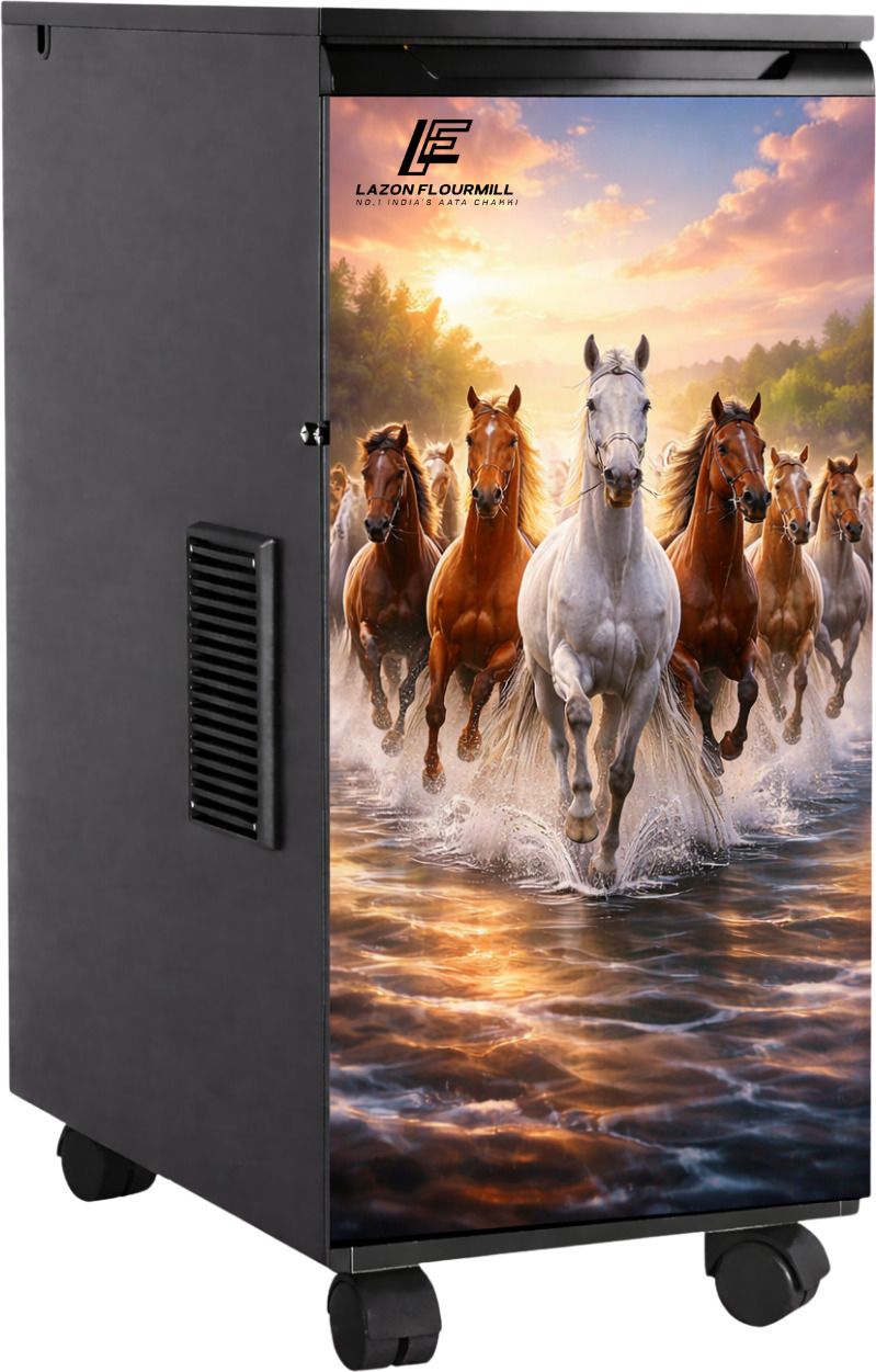 7 Horses Design Hexagone Model Ghar ghanti 7 Horses Design Flourmill Flourmill-image-46