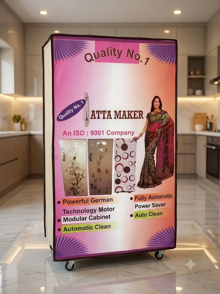 trilokaatamaker cover TRILOK AATA CHAKKI Full Cover, Cover for 5 KG Capacity/ Dust & Water Proof Flourmill-picture-44