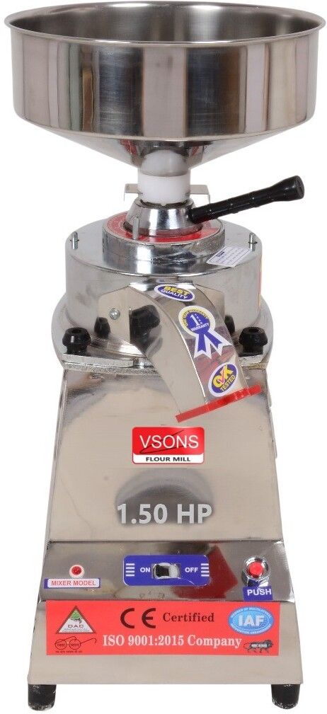vsons 1.50HP Table Top Chakki, Mini atta chakki with free cover and accessories, small Flourmill-picture-25