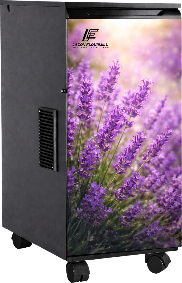 Royal Lavender Design Hexagone Model 1 Hp Aatachakki 1 Hp Full Modular Automatic Aatachakki Flourmill-image-9