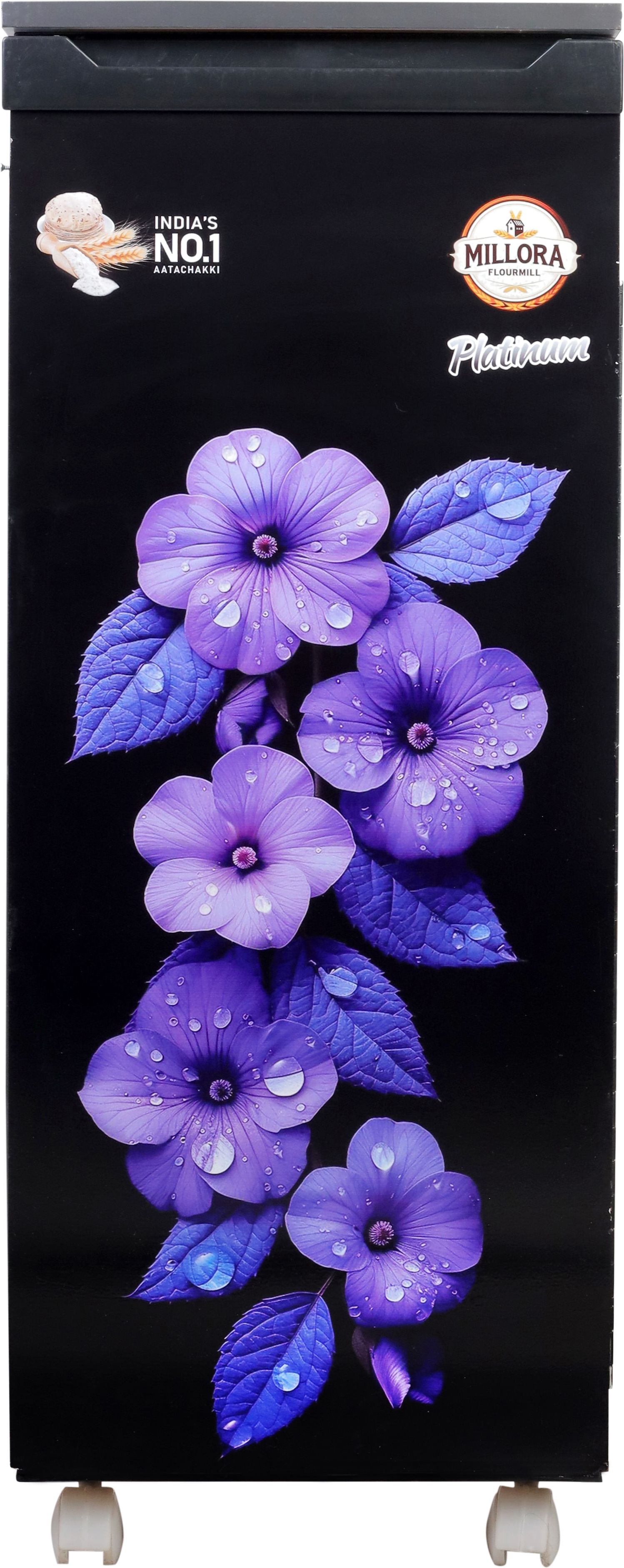 1 HP Fully Automatic Printed High Glossy Flourmill Machine Stylish, Durable. BLLUE FLOWER Flourmill-image-47