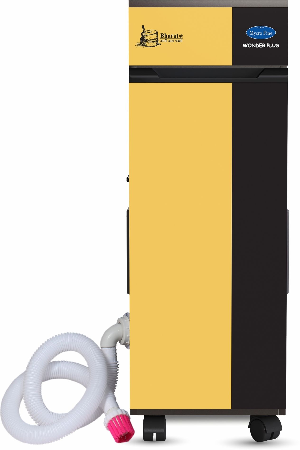 LUCKY MYCROFINE WONDER PLUS YELLOW STRIPE VC Aata Chakki FlourMill 0.75 Units/Hr LMFA0550 Flourmill-image-48