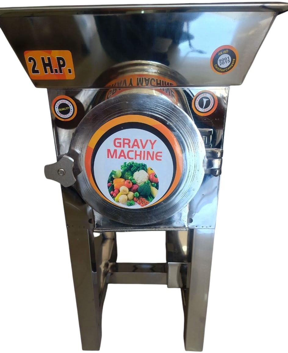 Wet Grinder — Commercial Stainless Steel for Gravy, Chutney & Puree" 2 hp gravy machine for hotel and restaurant (Tomato, Onion, Ginger, Garlic) Flourmill-image-46