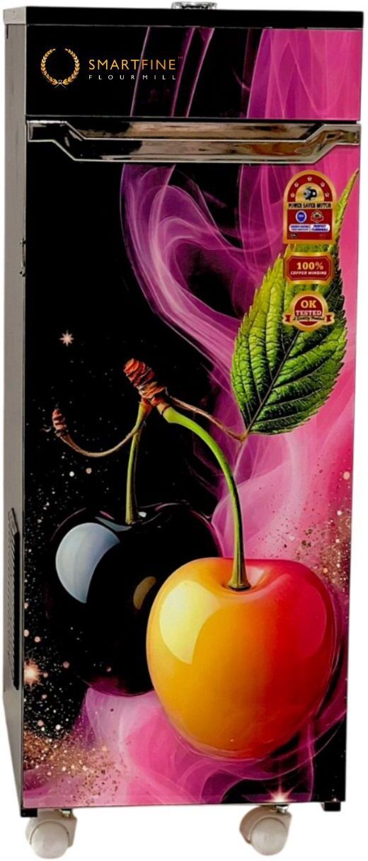 Domestic Flour Mill 6.5 Kg | Automatic Atta Chakki for Home (Cherry Design) Flourmill-image-29