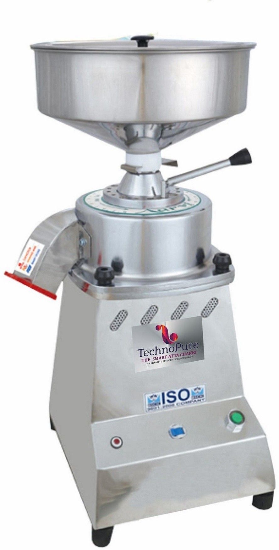 Automatic Domestic Flour Mill Machine for Home 1.50 HP Gharghanti Smart Atta Chakki Single Phase Motor, 10-20 Kg/Hour Square Flourmill-image-39