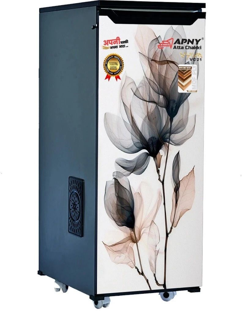 VYOM21 flourmill machine Fully Auto Standard Quality atta chakki Gharghanti 1HP/2800RPM Flourmill-image-23