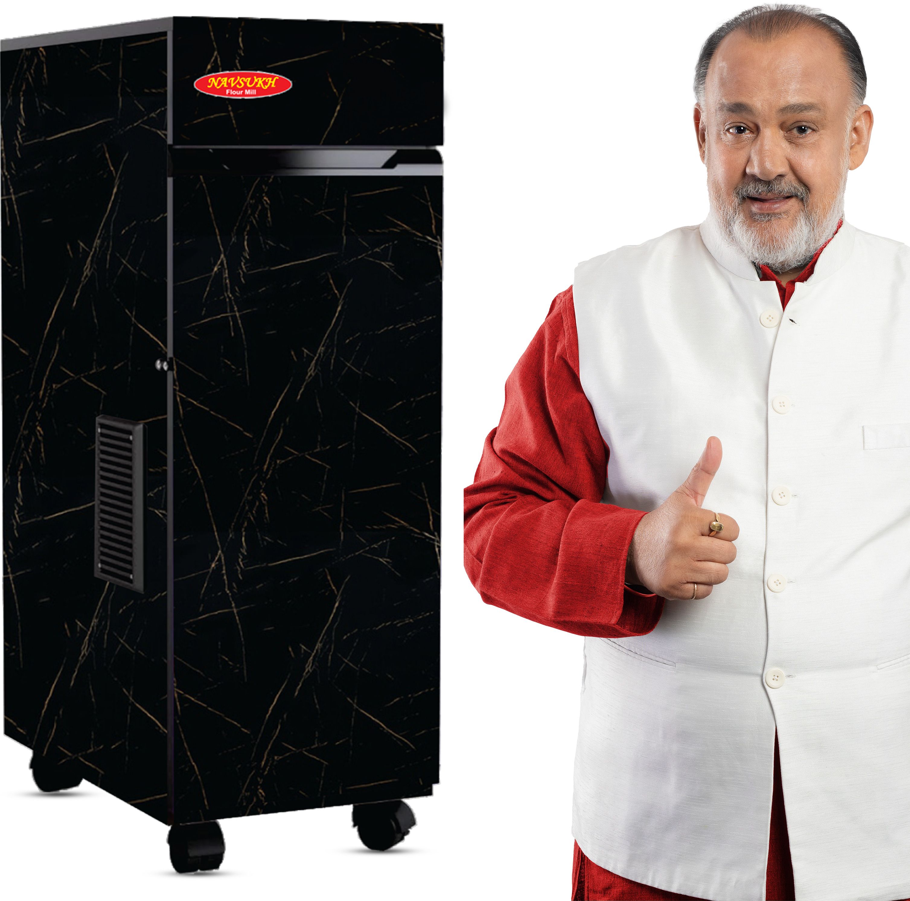 navsukh HUNK Atta Chakki | Multi-Grain Grinder With Free Cover | Mini home Flourmill-picture-45