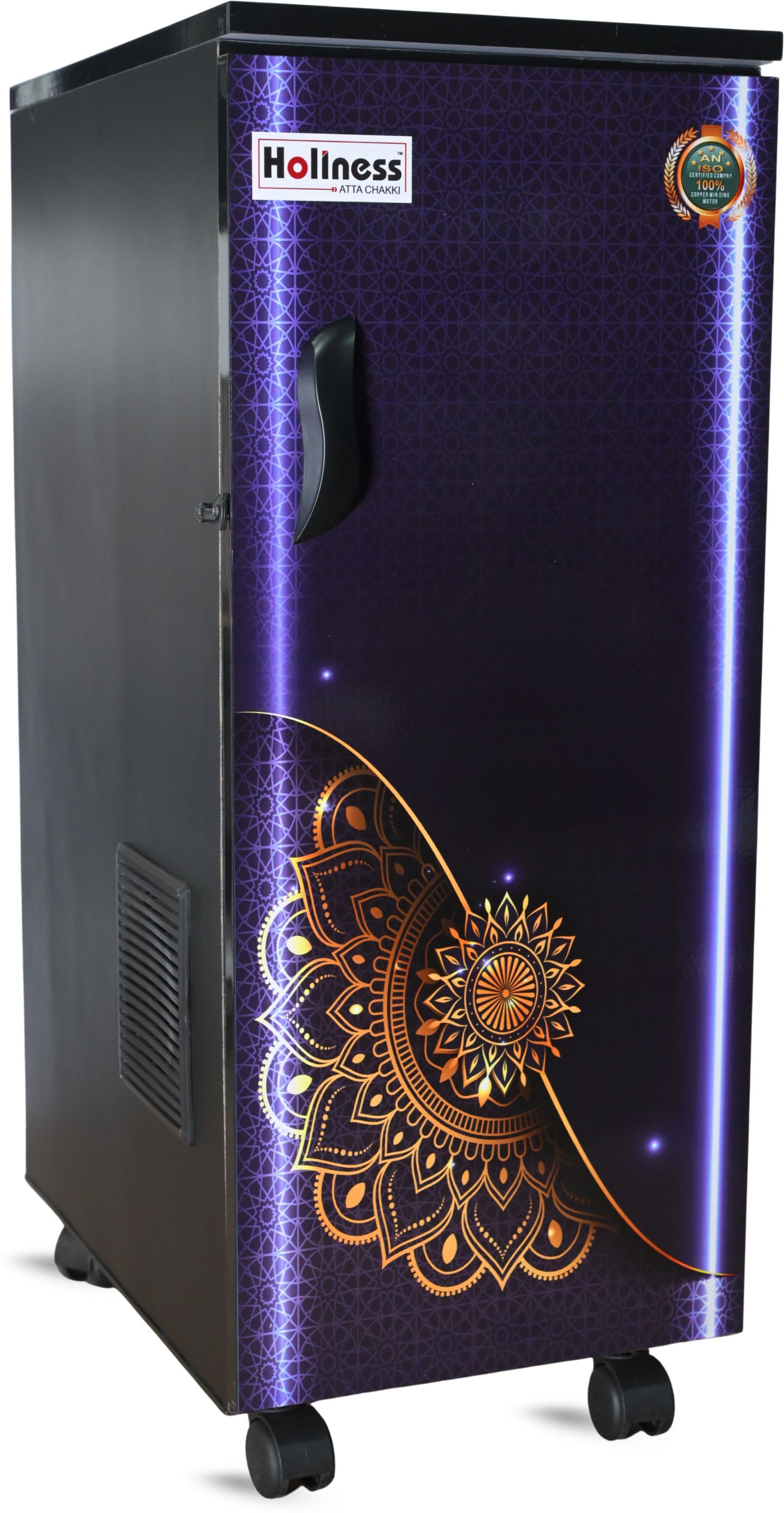 Holiness Fully Automatic Domestic Atta Chakki Machine, Gharghanti 0.75 u/hr Royal Aura Flourmill-image-3