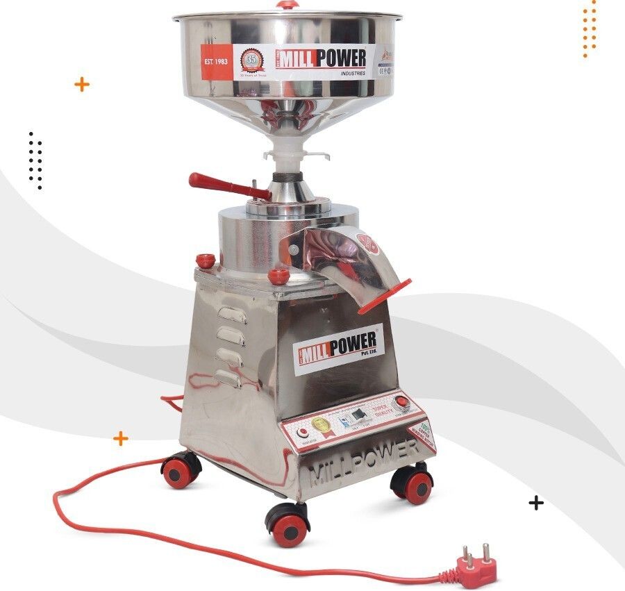 ISO Atta Maker Machine SINCE 1983 Export Quality Atta Chakki For All Grains SS1.5E Flourmill-image-1