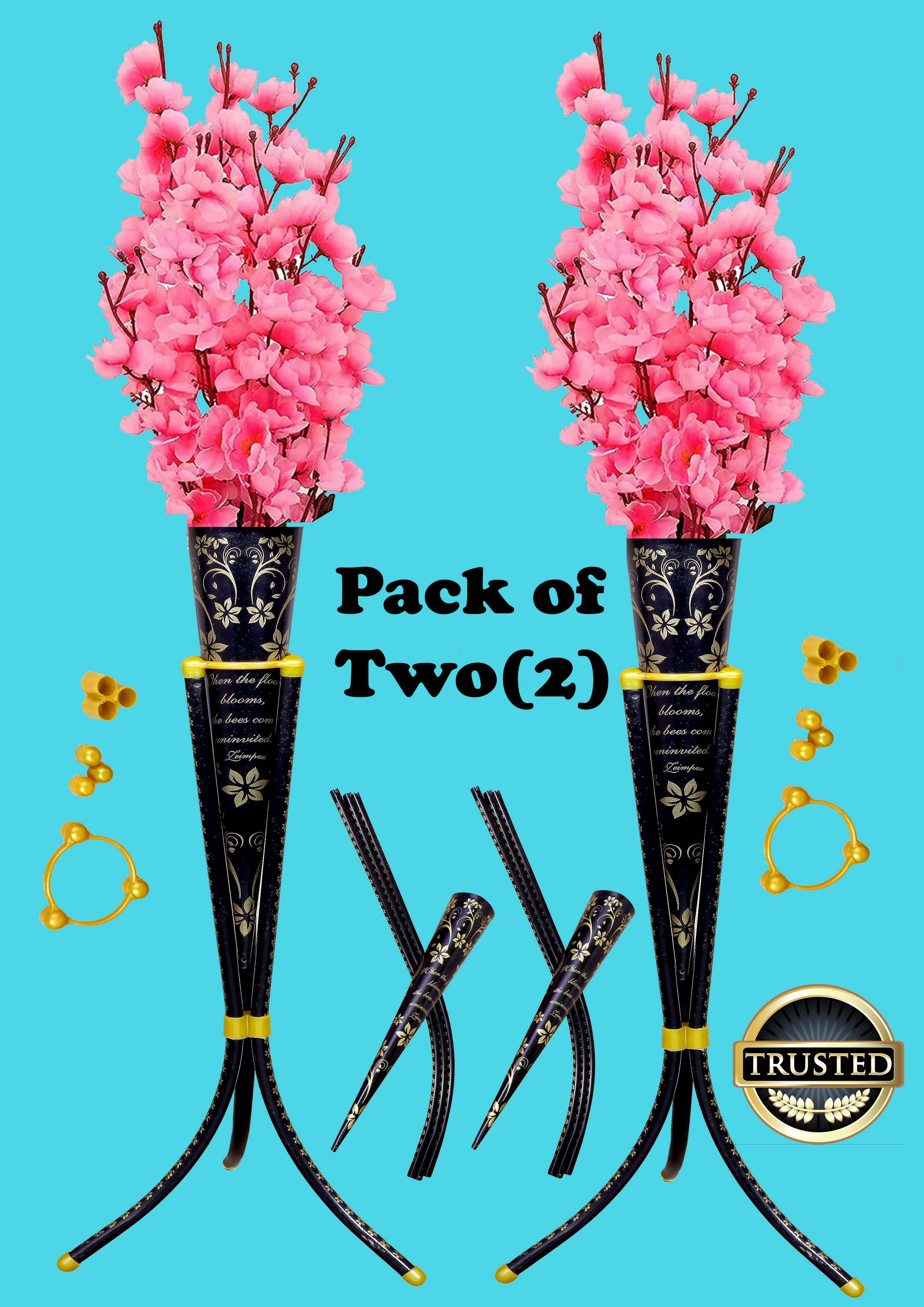 BLACK POT DOUBLE Iron Flower Basket-image-7