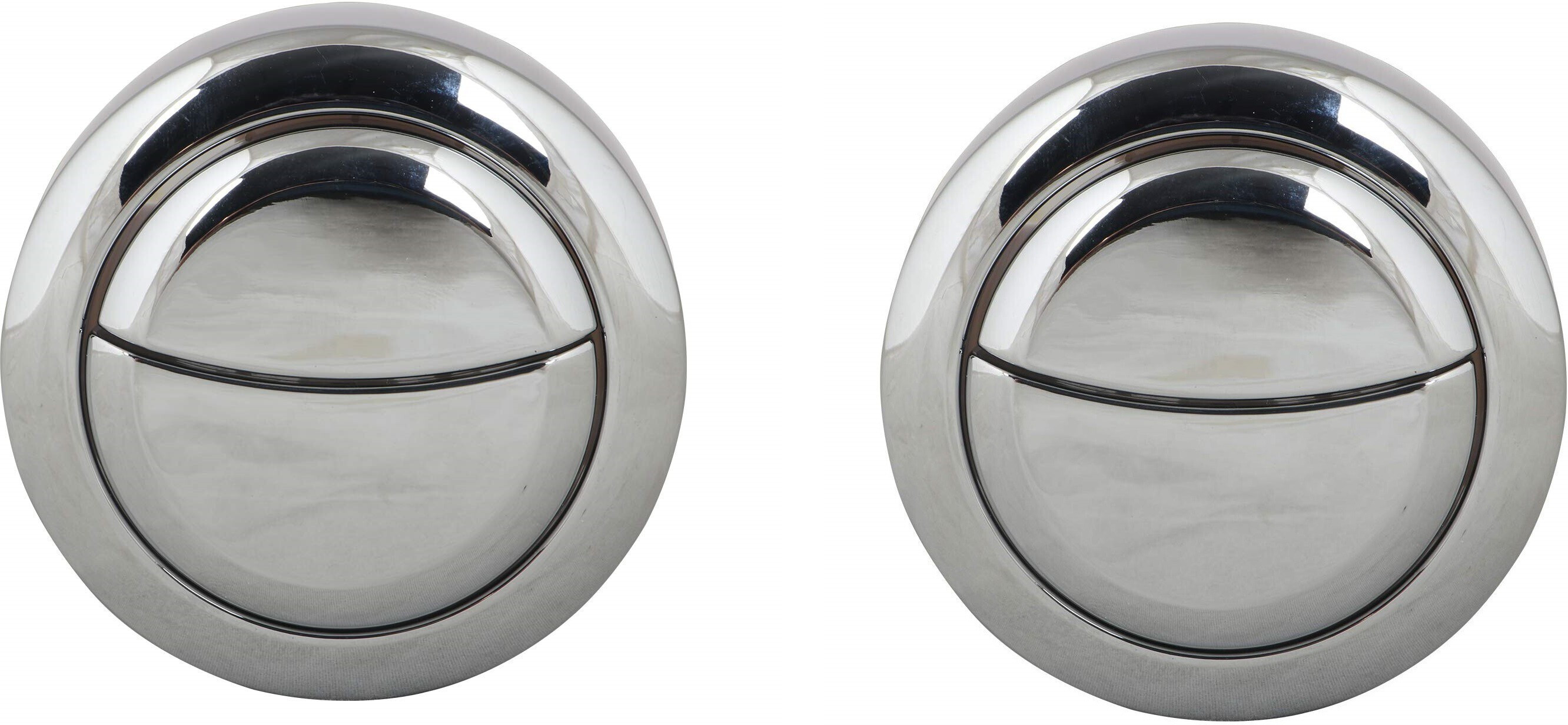elegant casa Dual Push Flush Button Toilet Water Tank Flushing Replaceable Round Button Flush Tank Lever image 1
