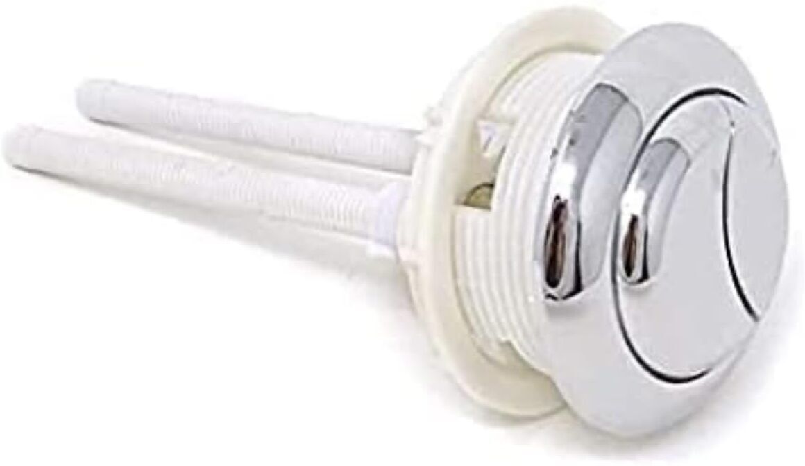 Dual Push Button for one Piece Ceramic Tank - (2.25'' Inch) 58mm Flush Tank Lever-image-0