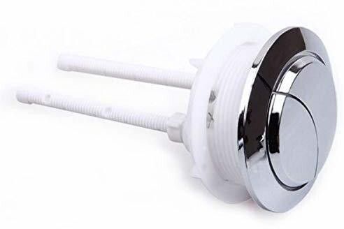 ABS Dual Flush Push Button Medium Size -65mm (Chrome) Flush Tank Lever-image-1