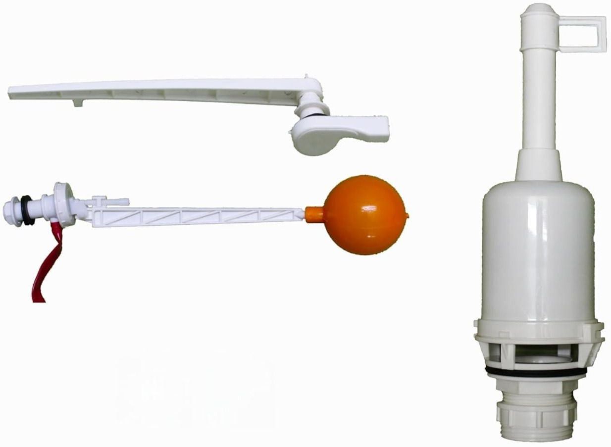 Flush Tank Syphon Flush Kit Full set | PVC Cistern Flush Tank Lever-image-12