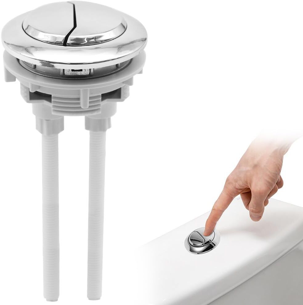 supvox Dual Flush Toilet Push Button Flush Tank Lever-picture-0
