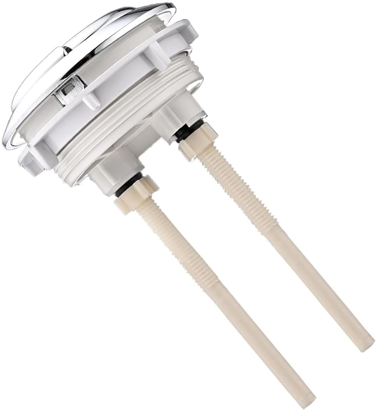 Dual Flush Push Button Toilet Water Tank Flushing Replaceable Round Button 58mm Flush Tank Lever