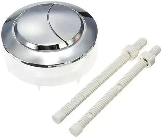 Dual Flush Push Button Toilet Water Tank Flushing Replaceable Round Button 58mm Flush Tank Lever
