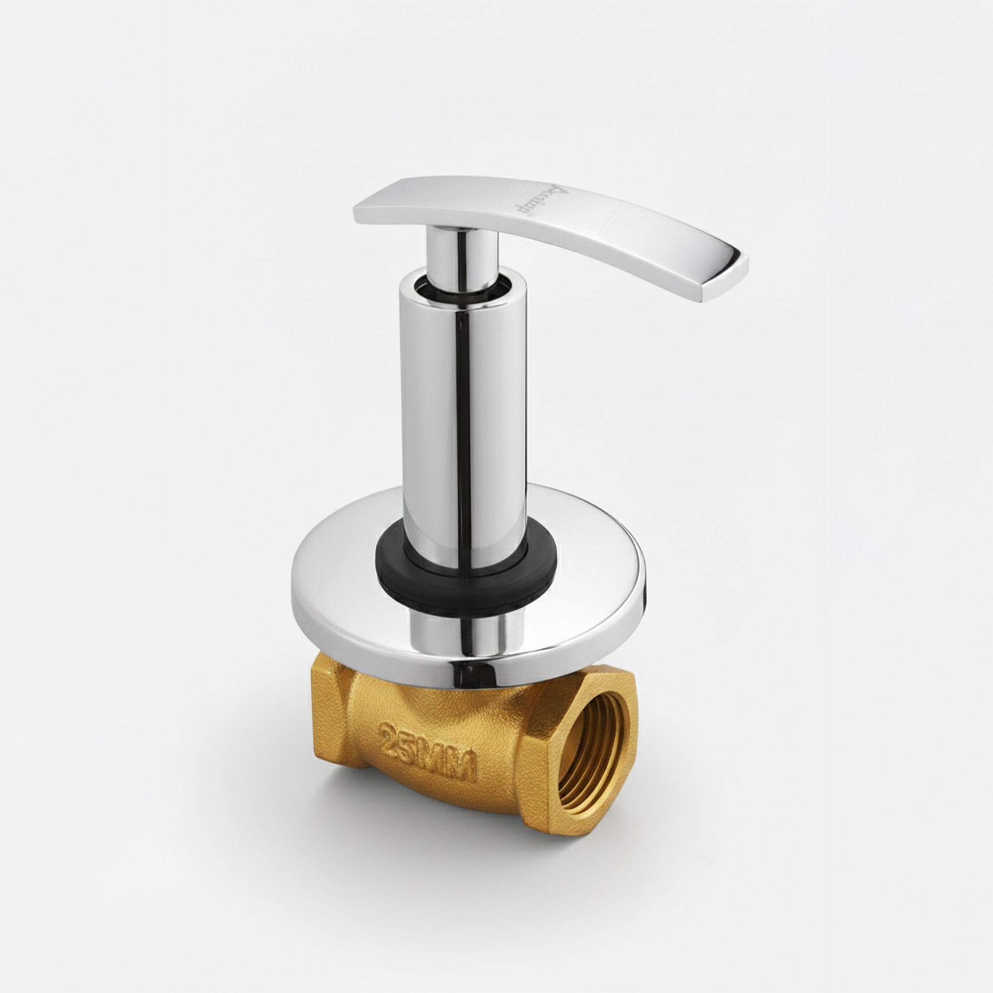 acetap Brass 25MM Flush Valve Aqua Series Chrome Plated With Wall Flange Flush Tank Lever-picture-13