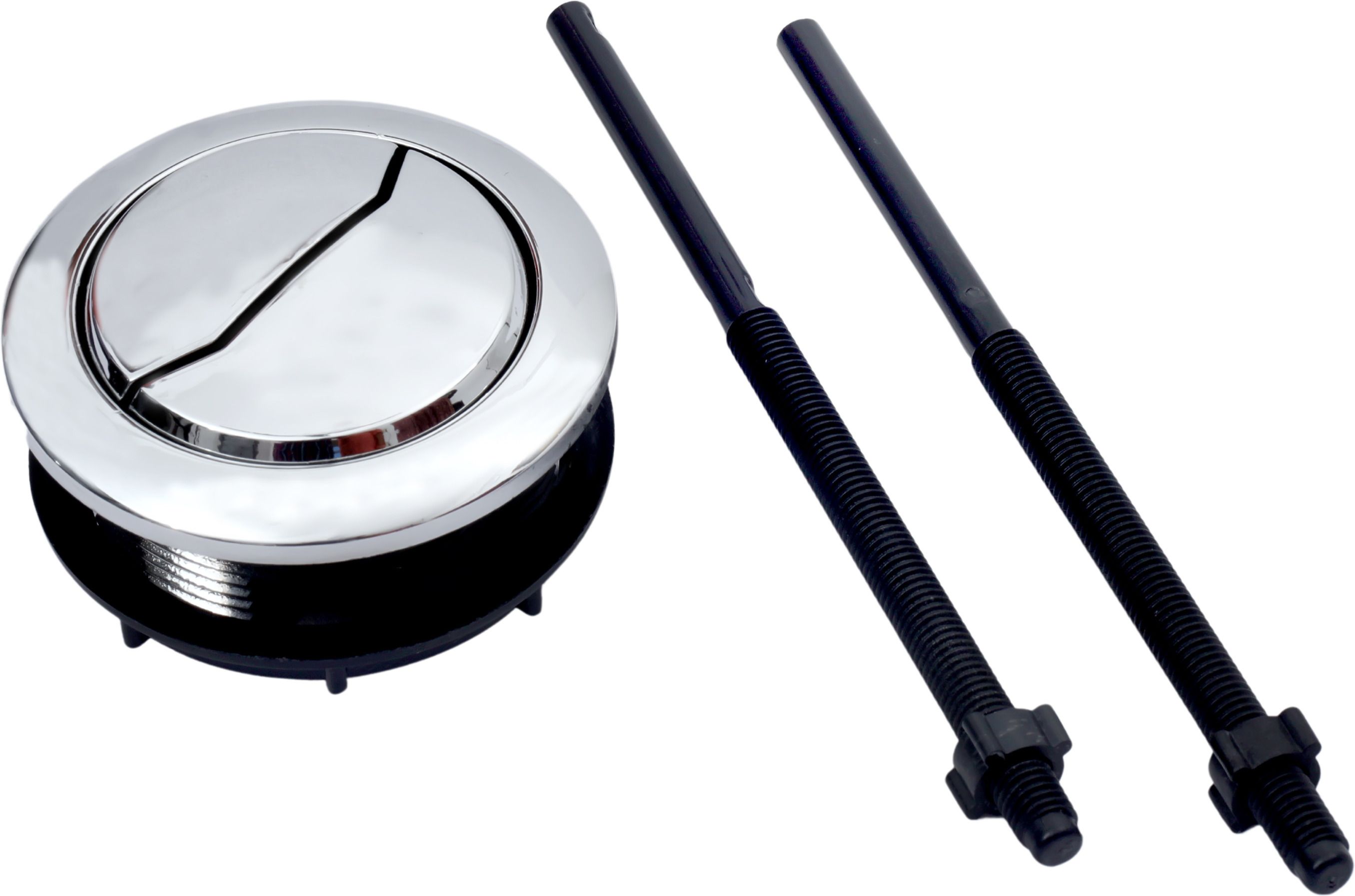 Dual Flush Knob Button for Single Piece Closets | 58 mm Round PE Flush Tank Lever