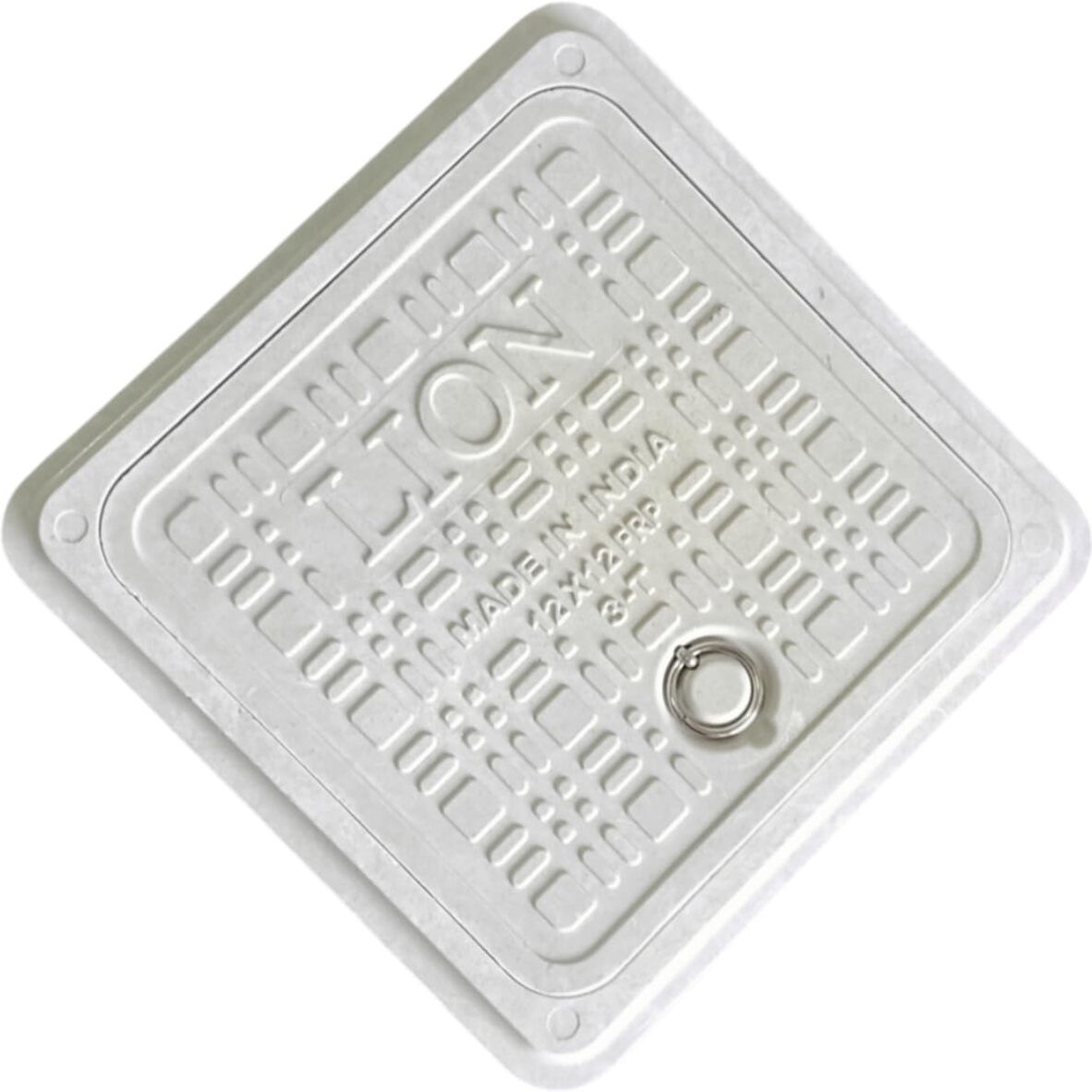 12x12 Inch Heavy Duty Flat Manhole Chamber Cover, 3 Tons Capacity Sump Cover Flush Tank Lid-image-49