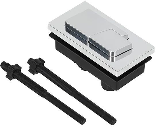 Square Dual Flush Toilet Tank Push Button Flush Tank Lid