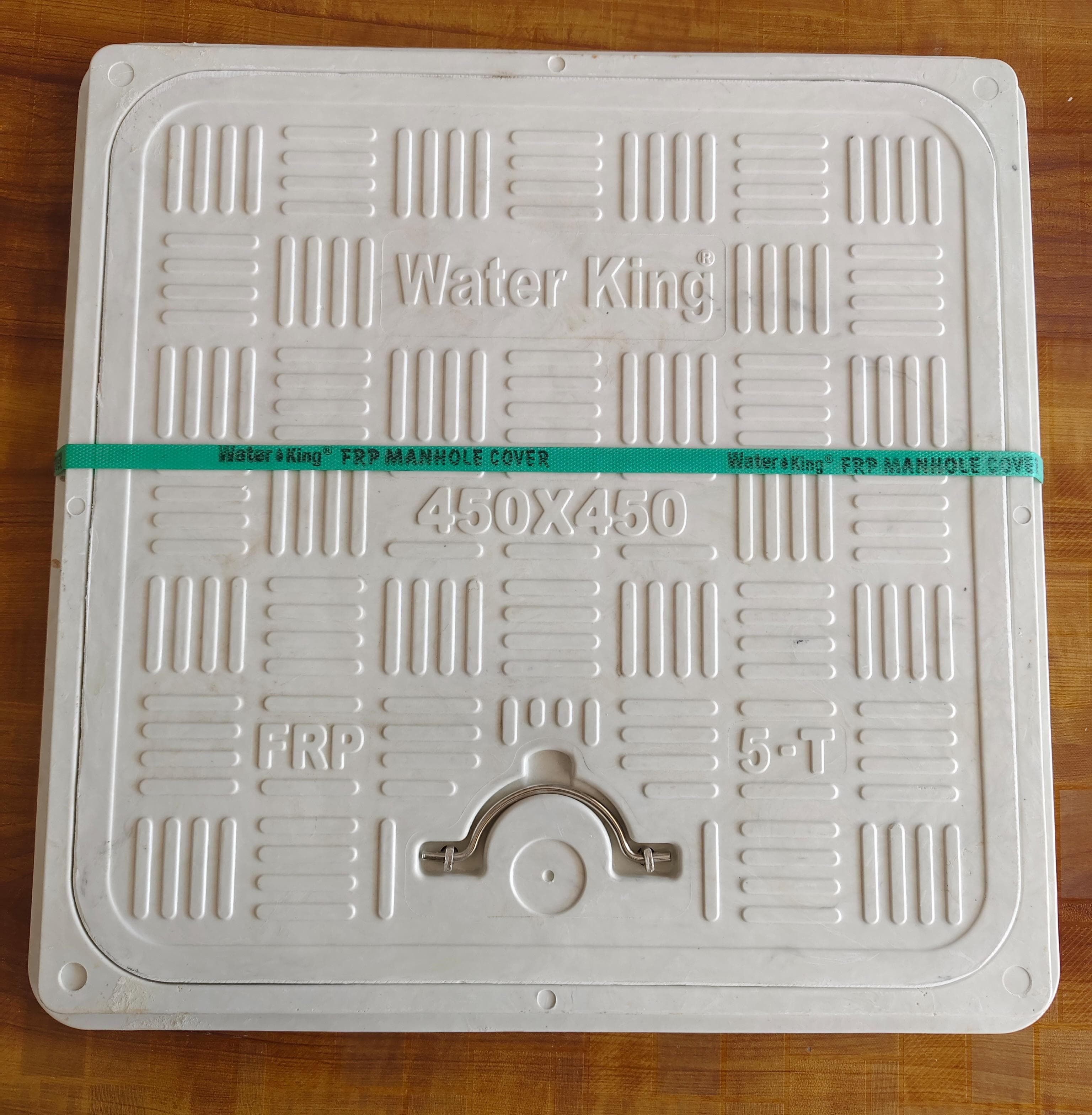 FRP Manhole Cover 18x18 Inch | 5 Tons Capacity Chamber Cover Durable Sump Cover Flush Tank Lid