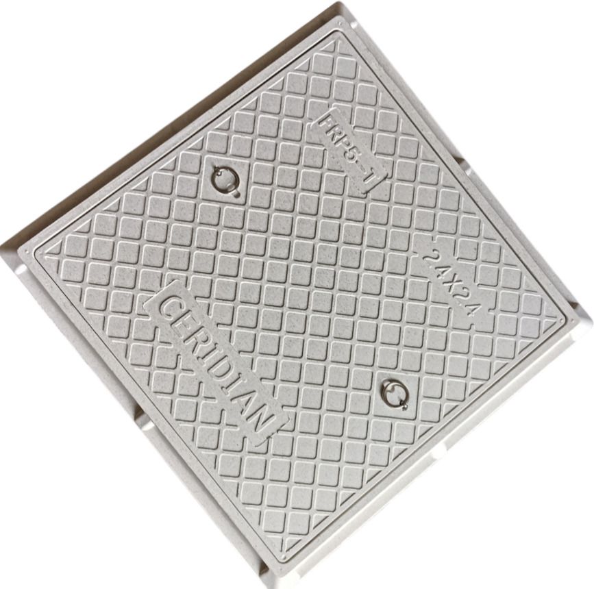 Ceridian Frp Manhole Cover 3 Ton 24 x24 Flush Tank Lid