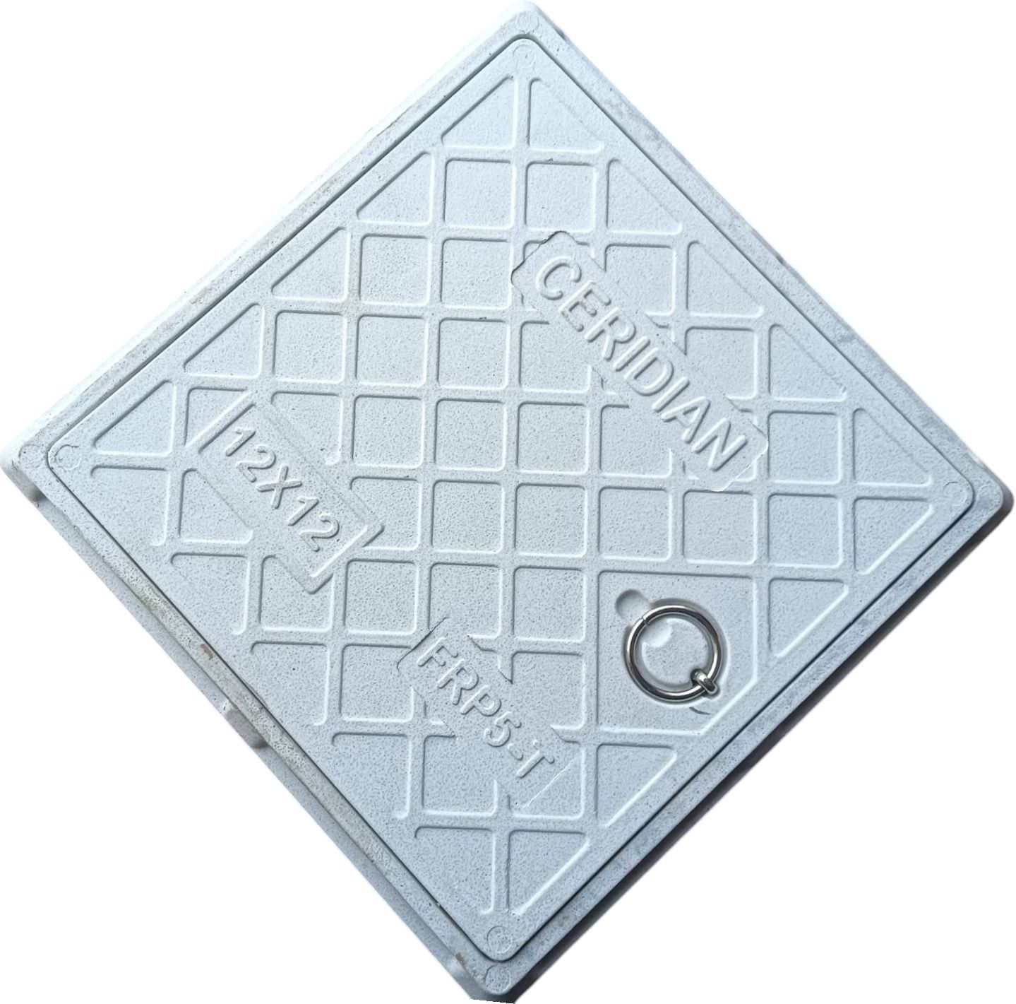 Ceridian Frp Manhole Cover 5 Ton 12 x12 Flush Tank Lid